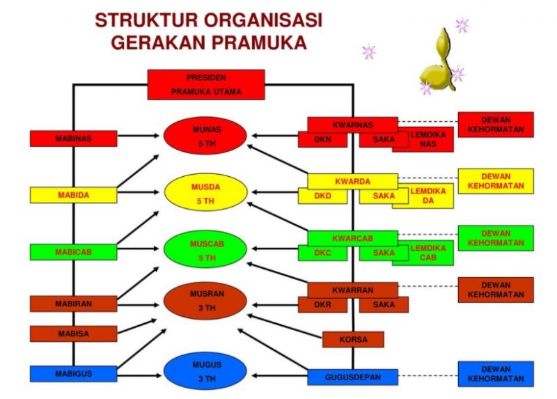 Struktur Organisasi Gerakan Pramuka